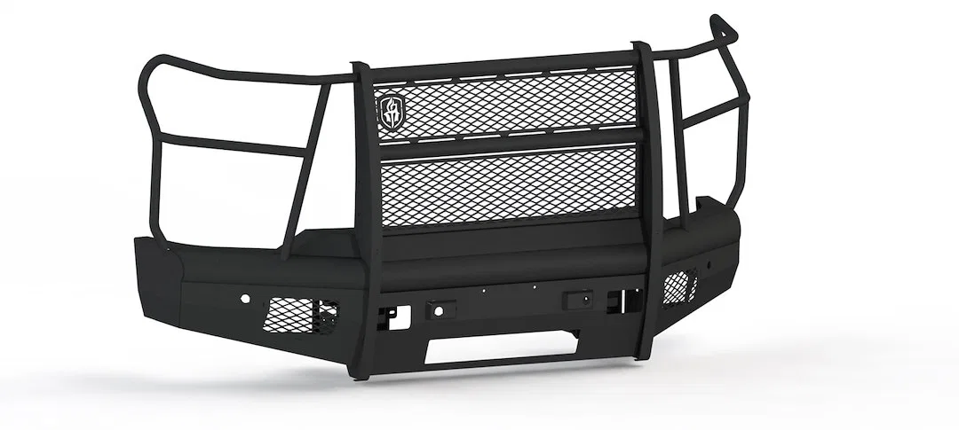 3202VF6B – ROAD ARMOR Bumper, One Piece Design Direct Fit Mounting Hardware Included With Grille Guard Without Winch ...
